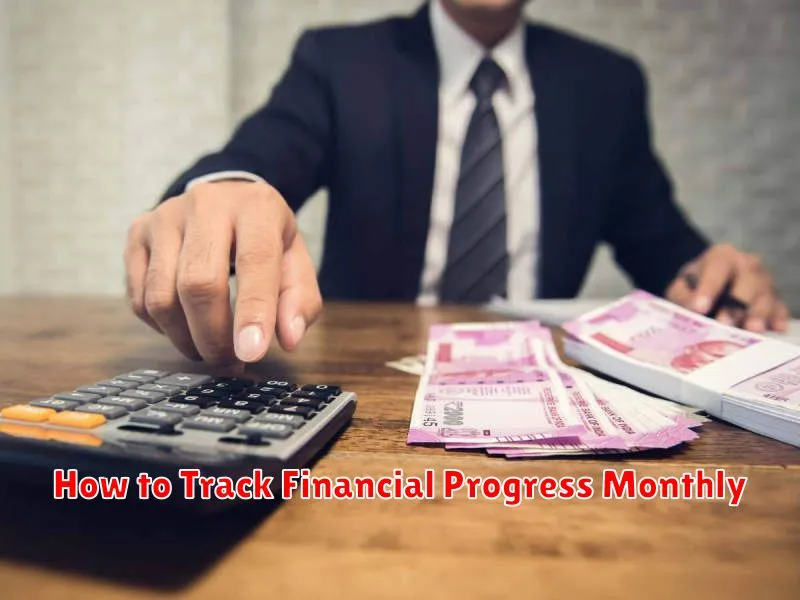 How to Track Financial Progress Monthly