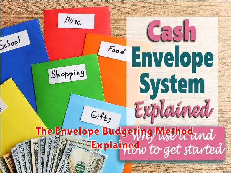 The Envelope Budgeting Method Explained